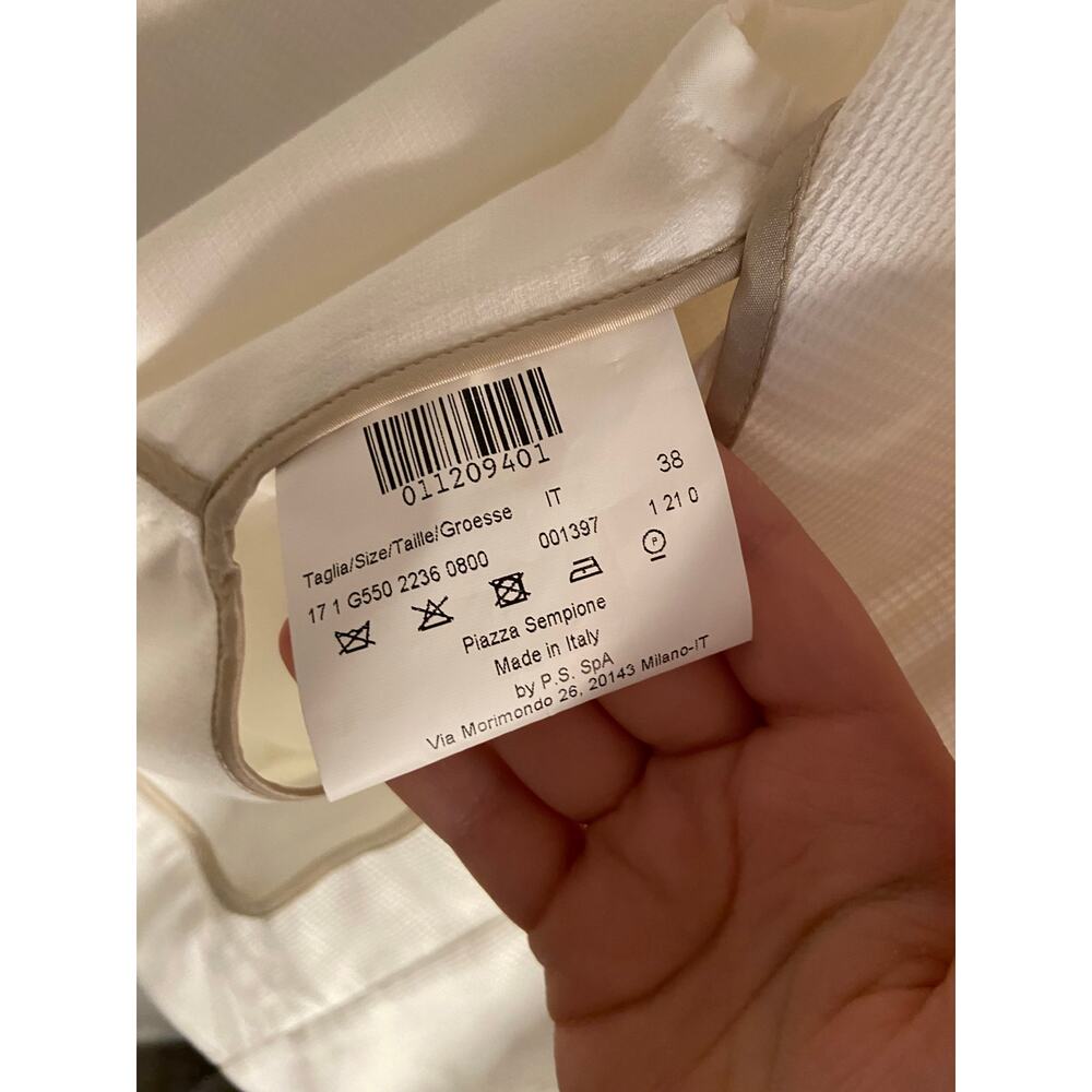 Piazza Sempione white cropped jacket size IT 38 - Picture 5 of 7